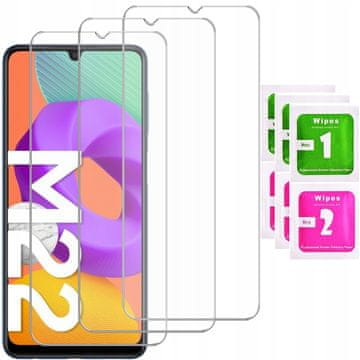 3x kaljeno staklo ZA Samsung M32 / M22 zaštitno staklo za ekran 9H 3 komada