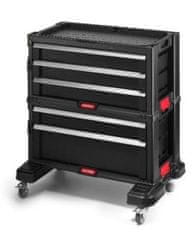 KETER KETER BOOKCASE Set 5 ladica, Organizator alata (Crni, 562x289x502 mm)