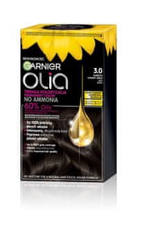 Garnier Olia boja za kosu br. 3.0 nježno crna - vrlo tamnosmeđa
