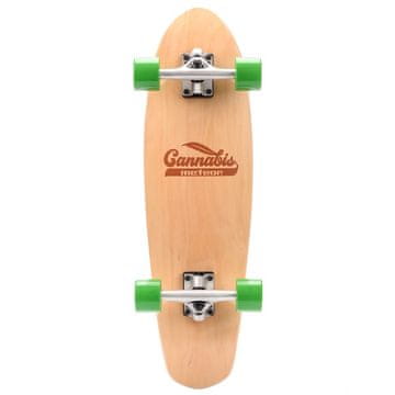 Meteor Meteor 22595 Skateboard, 22-inčni, ABEC 7, zeleno-smeđe-narančasti
