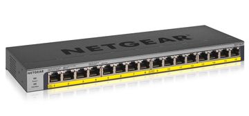 Netgear NETGEAR GS116LP neupravljani Gigabit Ethernet PoE prekidač, 16 portova, crni