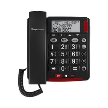 slomart amplicomms Bigtel 48 Plus Analogni telefon s identifikacijom poziva, tamno siva