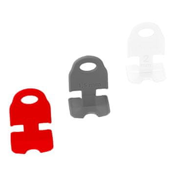 Obujmice sustava za niveliranje br. 1 (paket od 100) 1,0 mm