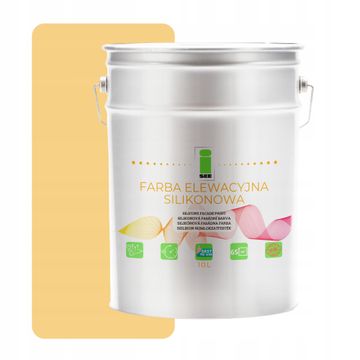EE Silikonska fasadna boja, prozračna, 10 l, mat žuta, f645
