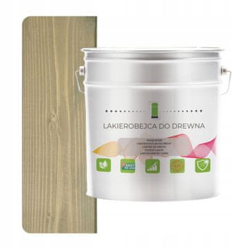 EE Siva hidrofobna lazura za drvo, bez mirisa, polumat, 3 u 1, 1 l, 7034
