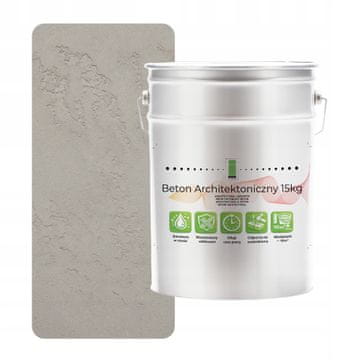EE Unutarnji arhitektonski beton 15 kg svijetlo siva F264 | Efekt potkrovlja