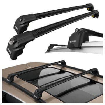 Golden turtle Krovni nosač za FORD S-MAX 2015-2022 s nosačima, grede, niski