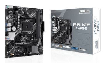 ASUS PRIME A520M-R AMD A520 podnožje AM4 micro ATX