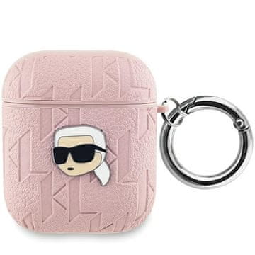 Karl Lagerfeld Monogram Pink AirPods 1 futrola