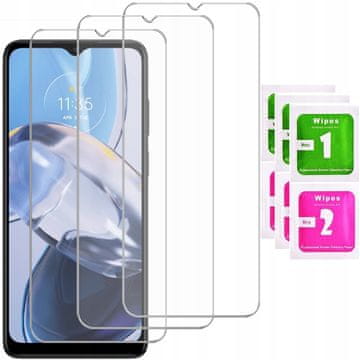 3x kaljeno staklo za Motorola Moto E22 / E22i zaštitna folija za ekran 9H | 3 komada