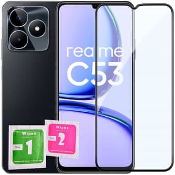 Kaljeno staklo ZA Realme C53 cijeli ekran 5D 9H staklo