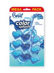 Dramers Brait Color Splash Volcano ledena kocka za WC školjku 3 x 45 g