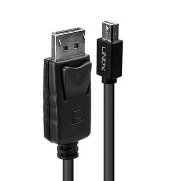Lindy 41647 DisplayPort kabel 3 m Mini DisplayPort crni