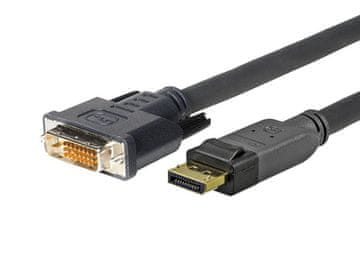 Vivolink PRODPDVI4K2 2m DisplayPort DVI-D kabelski adapter crni