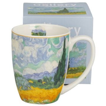 Duo Klasična šalica Van Gogh s motivom pšeničnog polja 360 ml