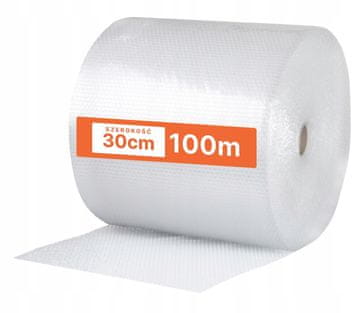Mjehurićasta folija, širine 30 cm, zaštitna, duga, rola od 100 m