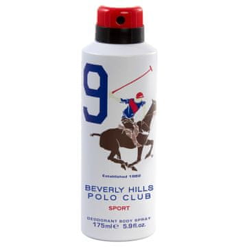 BEVERLY HILLS Polo Club 9 dezodorans u spreju za muškarce 175 ml