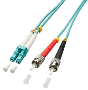 Lindy 1m OM3 LC-ST Duplex InfiniBand optičko vlakno tirkizno