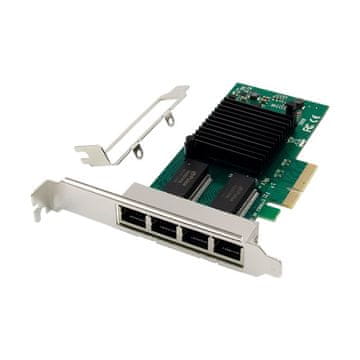 MicroConnect MC-PCIEX4-I350 četverostruka 1GbE mrežna kartica