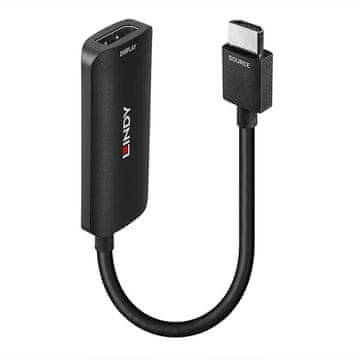 Lindy 38327 HDMI A na DisplayPort adapter, 157 m, crni