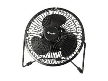Equip USB stolni ventilator crne boje 245420 95x200x200mm