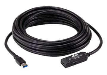 Aten UE331C-AT-G USB kabel USB A/C 3.2 Gen 1 10 m crne boje