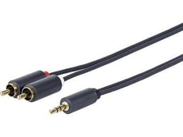 Vivolink PROMJRCA5 audio kabel 5 m 3,5 mm 2 x RCA crni