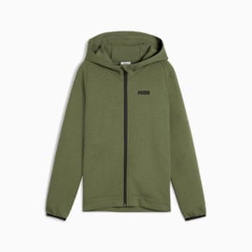 Puma Dječačka bluza s kapuljačom Puma SPACER FZ, zelena, 68858233, r 152