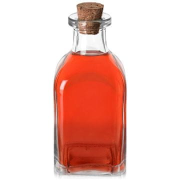 Northix Staklena boca s plutenim čepom, kapacitet 110 ml