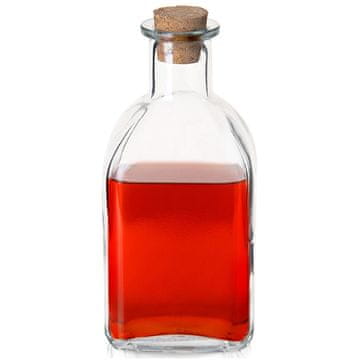 Northix Staklena boca s plutenim čepom, kapacitet 270 ml