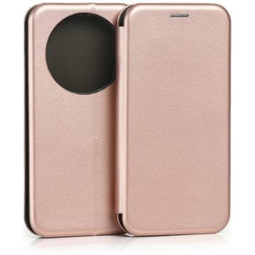 BE Book magnetska maskica za Honor Magic 8 Lite, ružičasto zlatna