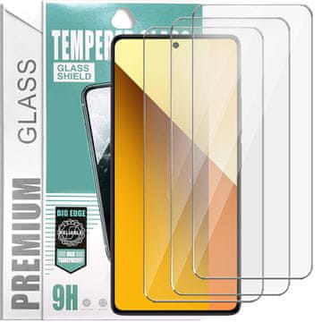3x PremiumGlass 9H kaljeno staklo za Xiaomi Redmi Note 13 5G
