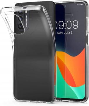Tanka futrola prozirna, bezbojna, ZA Motorola G52+ staklo