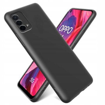 MAT mekana futrola ZA OPPO A54 5G / A74 5G crna + staklo