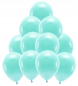 PartyDeco Baloni od 12 inča, tamno mint pastelna boja, 100 kom. 1 pak.