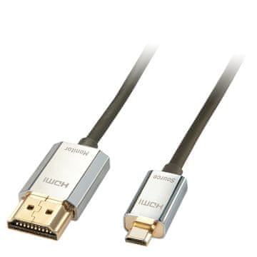 Lindy CROMO Slim A/D HDMI kabel velike brzine, 3 m, 41678