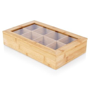 Excellent Houseware Posuda za čaj od bambusa 32x20x6,5 cm