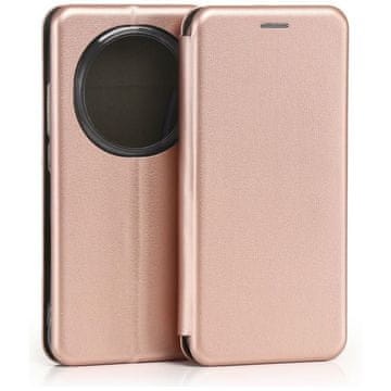 BE Book magnetska maskica za Honor Magic 8 Pro, ružičasto zlatna