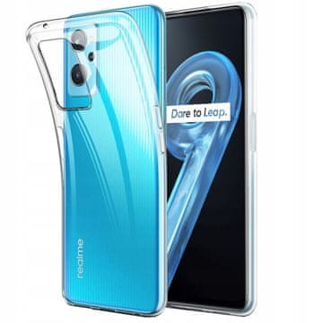 Tanka maskica za realme 9i 4G/oppo A96 4G, prozirna + staklena