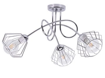 Moderna viseća lampa krom od žice loft LED