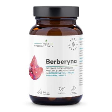 Aura Herbals Berberin 490 mg, Berberis aristata - 60 kapsula