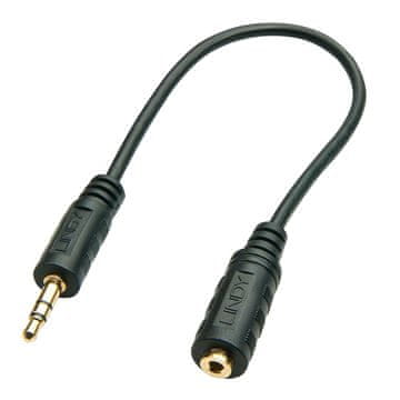 Lindy adapter audio kabel 3,5 M/2,5 F, 6UTP-002G., 35699