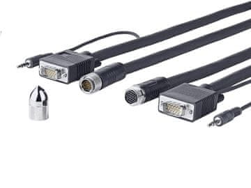 Vivolink PROVGASCW10 VGA kabel 10 m VGA (D-Sub) crne boje