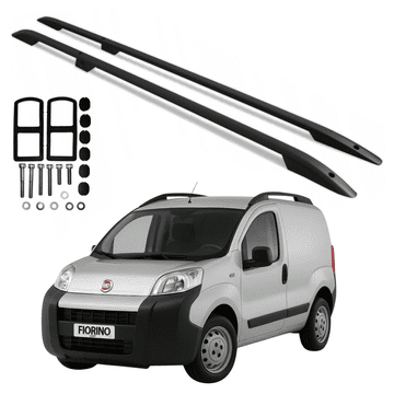 Krovni nosači FIAT Qubo Fiorino CITROEN Nemo PEUGEOT Bipper 08-24 CRNI