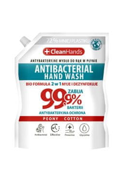 It Čiste ruke Antibakterijski sapun BIO 99,9% božur i pamuk punjenje 1000 ml