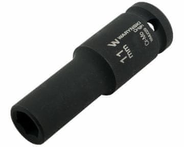 Dugi šesterokutni udarni ključ 1/2". 11 mm. CrMo. DIN 3129. Waryński