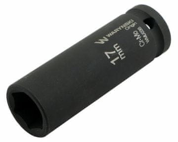 Dugi šesterokutni udarni ključ 1/2". 17 mm. CrMo. DIN 3129. Waryński