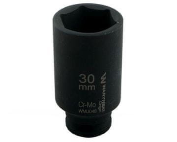 Dugi šesterokutni udarni ključ 1/2". 30 mm. CrMo. DIN 3129. Waryński