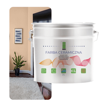 EE KERAMIČKA BOJA ZA ZIDOVE, PERIVA, U PRAHU, 2 L, OTPORNA NA MRLJE