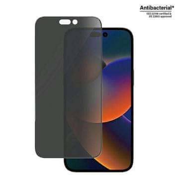 PanzerGlass Kaljeno staklo za iPhone 14 Pro Max Privacy Antibacterial